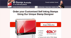 Desktop Screenshot of e-stamps.com.au