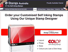 Tablet Screenshot of e-stamps.com.au